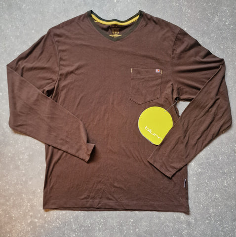 Blurr Mens Agent LS Top Esspresso