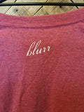 Blurr Womens Chevise Top Rasberry Heather