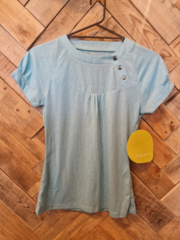 Blurr Womens Guilybett Top Blue Heather