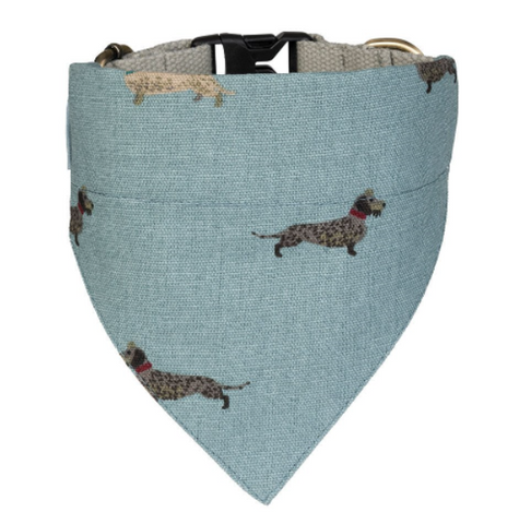 Sophie All Port Dachshund Neckerchief Collar Small