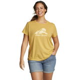 Eddie Bauer Women's Graphic Tee Short Sleeve Topaz