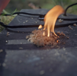 Forest Fundamentals Artisan Leather Fire Mat
