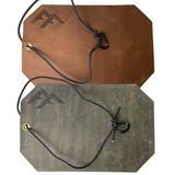 Forest Fundamentals Artisan Leather Fire Mat