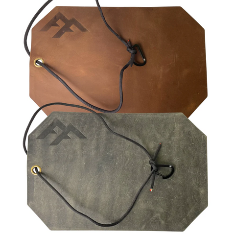 Forest Fundamentals Artisan Leather Fire Mat