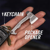 Gerber Hatchet Keychain Silver