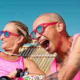 Goodr Flamingos On A Booze Cruise Sunglasses