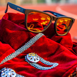 Goodr Whiskey Shots With Satan Sunglasses