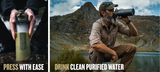 Grayl 24oz GEOPRESS™ Water Purifier Covert Edition