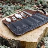Petromax Leather Cutlery Bag