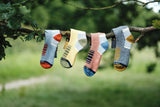 SEALSKINZ Kimberley Single Layer Bamboo Mid Length Hiking Sock Blue