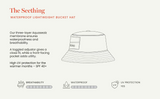 SEALSKINZ Seething Waterproof Nylon Bucket Hat