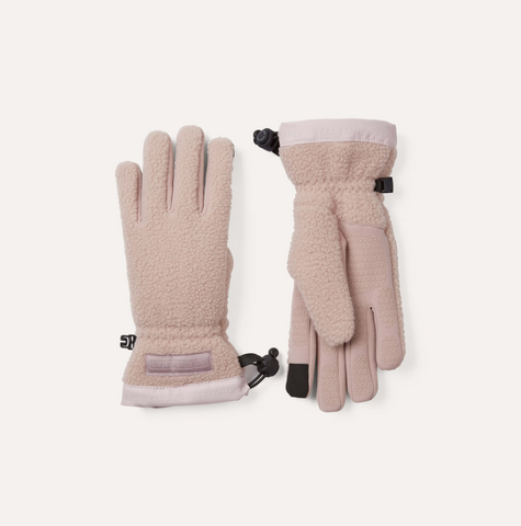 SEALSKINZ Womens Hoveton Waterproof Sherpa Fleece Glove Pink