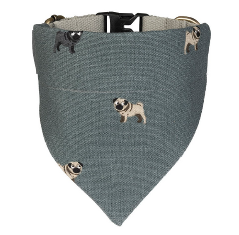 Sophie Allport Pug Neckerchief Collar Small