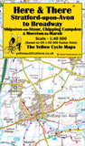 YP Here & There Stratford-upon-Avon To Broadway Cycling Map