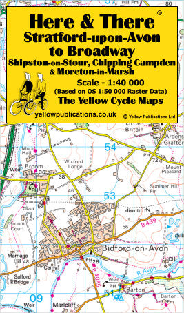 YP Here & There Stratford-upon-Avon To Broadway Cycling Map