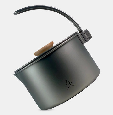 Uberleben Kessel 2.0 Titanium Pot + Waxed Canvas