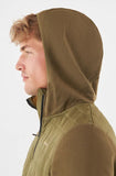 VIKING Creek Bamboo Men's Hoodie Jacket Olive