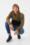VIKING Creek Bamboo Men's Hoodie Jacket Olive