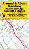 YP Around & About Broadway, Weston-Sub-Edge, Snowshill & Stanton Walking Map