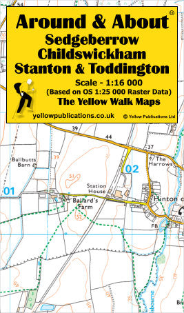 YP Around & About Sedgeberrow, Childswickham, Stanton & Toddington Walking Map