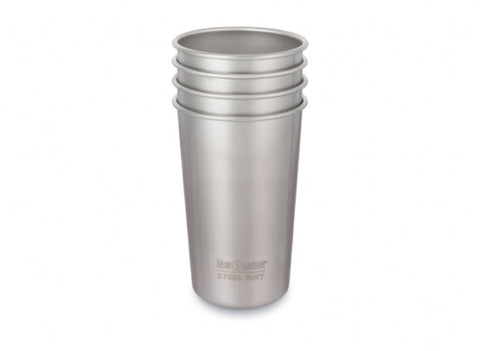 Klean Kanteen Steel Cup 473ml 4 Pack Brushed Stainless