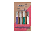 Opinel Art Deco 4pc Kitchen Knife Set