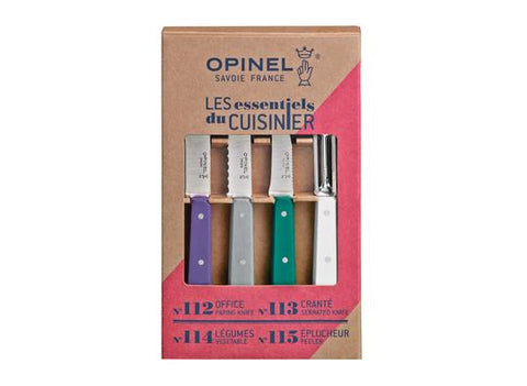Opinel Art Deco 4pc Kitchen Knife Set