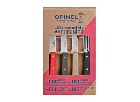Opinel Loft 4pc Kitchen Knife Set