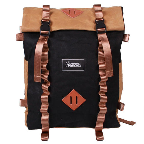 Rockagator LIFEstyle Phoenix Waxed Canvas Roll-Top Backpack