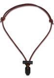 Wazoo Bushcraft Leather Necklace With Firesteel