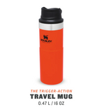 Stanley Blaze Orange Trigger Action Travel Mug .47L Sportsmans Series