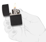 Zippo 1941 Replica Lighter Black Crackle