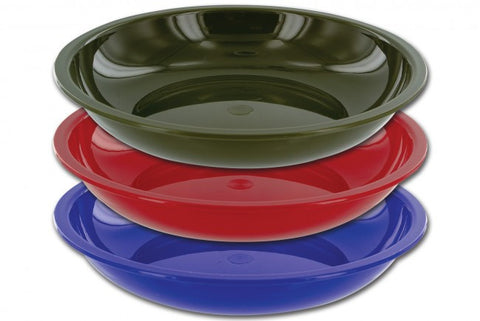 Highlander Deep Plate Bowl Colour Blue | Outdoor Adventurer