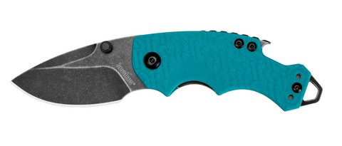 Kershaw Shuffle Teal Blackwash Lock Knife