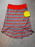 Blurr Womens Harlow Skirt Bedrock Stripe