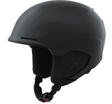Black helmet with visible Alpina logo on a white background