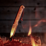 Casstrom Woodsman Bushcraft Knife Curly Birch