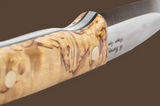 Casstrom Woodsman Bushcraft Knife Curly Birch