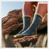 Darn Tough Mens Hiker Micro Crew Midweight WIth Cushion Spruce