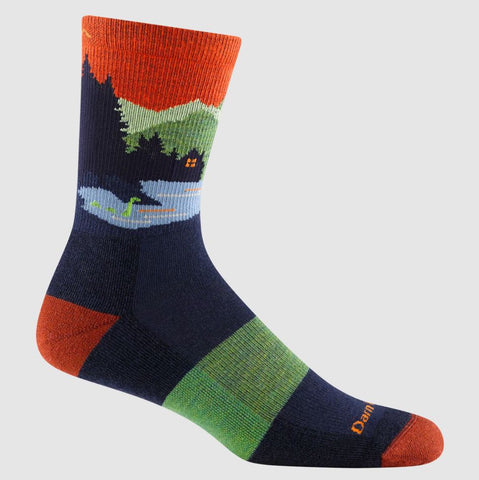 Darn Tough Mens Close Encounters Micro Crew Midweight Hiking Socks