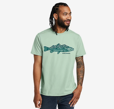 Eddie Bauer Mountain Fish T Shirt