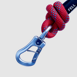 FELLDOG Ridge Rope Lead Orange Silver Hook