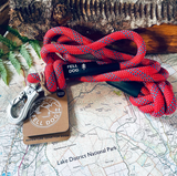 FELLDOG Ridge Rope Lead Orange Silver Hook