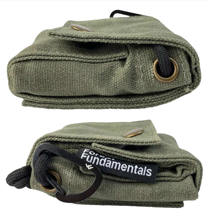 Forest Fundamentals Artisan Forager Pouch-Folding Belt Pouch – Outdoor ...