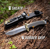 Gerber® Ultimate Survival Fixed Blade Knife With Fire Steel