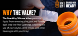 Grayl UltraPress®  One-Way Drink Mix Valve