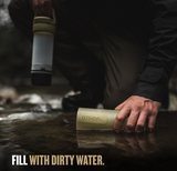 Grayl 16.9oz UltraPress® Water Purifier Covert Edition