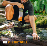 Grayl 16.9oz UltraPress® Water Purifier Nature Edition