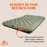 Kelty Kush Air Bed With Rechargeable Pump Sleeping Pad