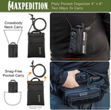 Maxpedition Platy Pocket Organizer 4" x 6" Wolf Grey